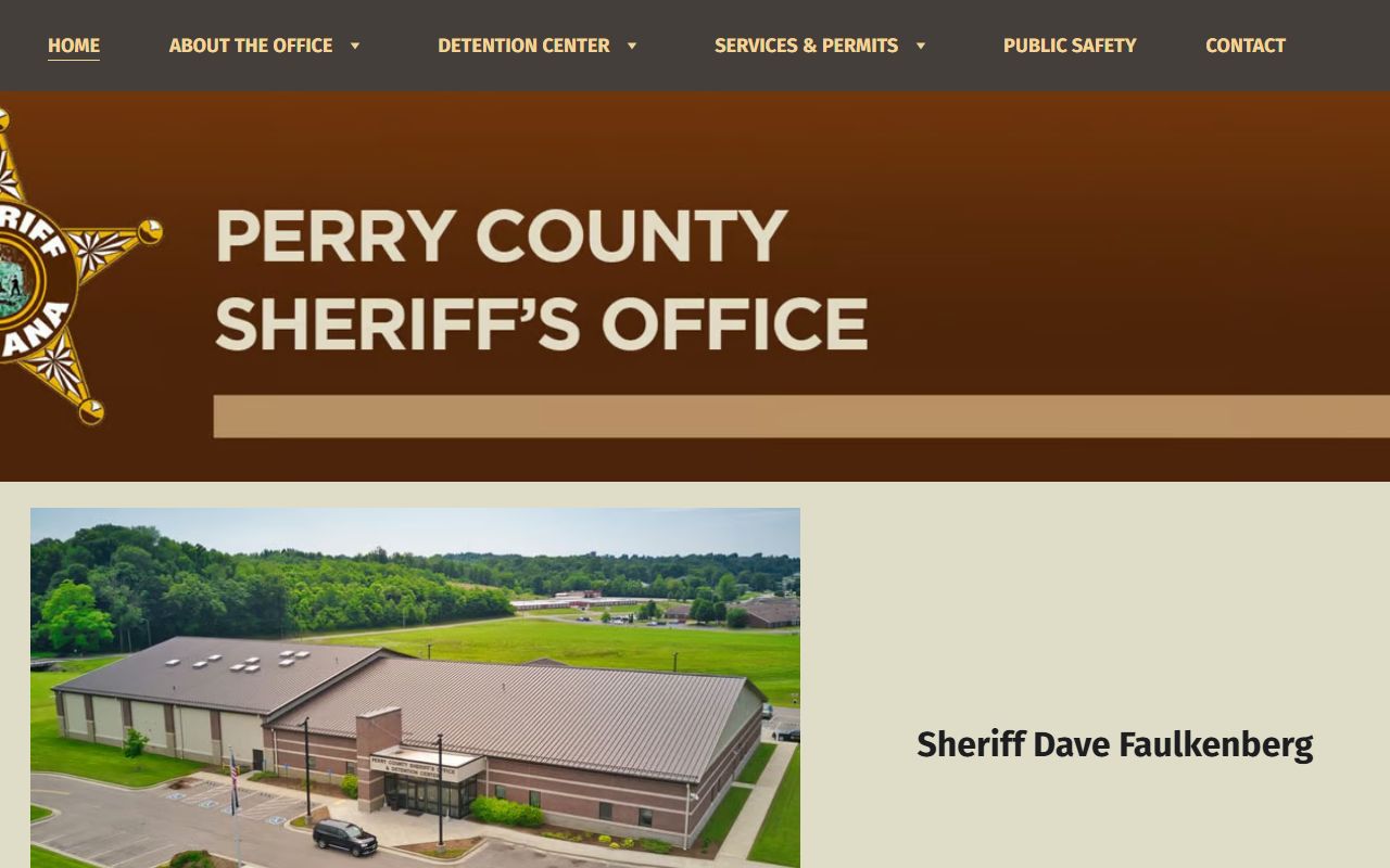 Perry County Sheriff's Office inmate records and detention center links